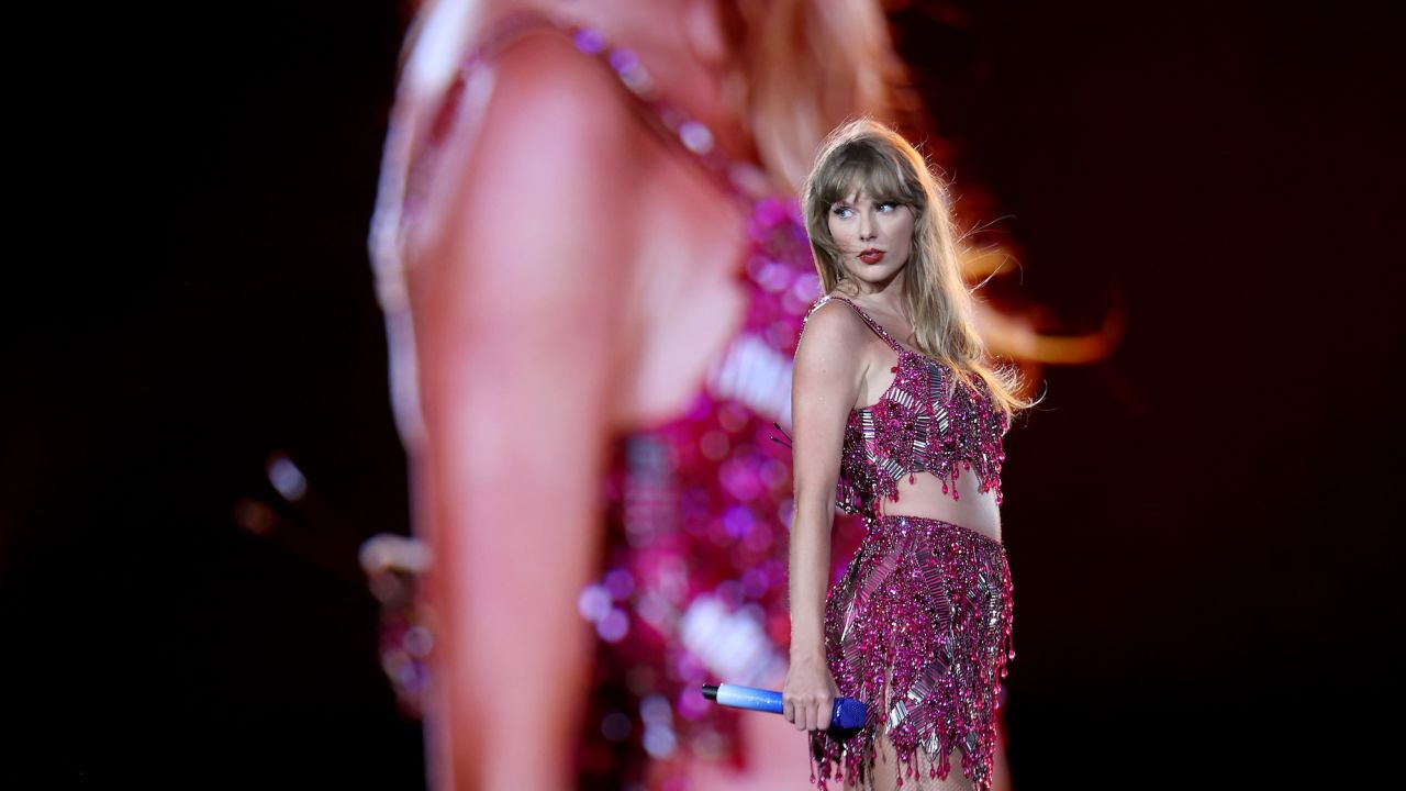 Taylor Swift performs onstage during the Taylor Swift | The Eras Tour at Lumen Field on July 22, 2023 in Seattle, Washington. 