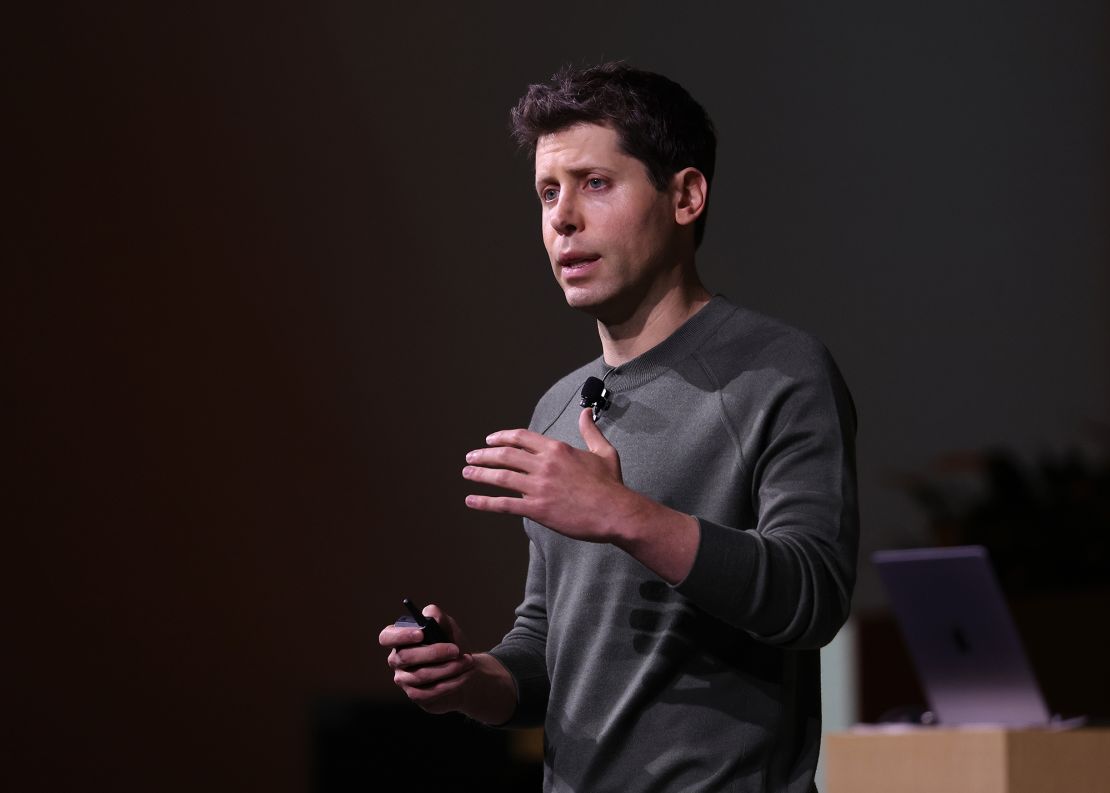 OpenAI CEO Sam Altman speaks during the OpenAI DevDay event on November 06, 2023 in San Francisco, California.